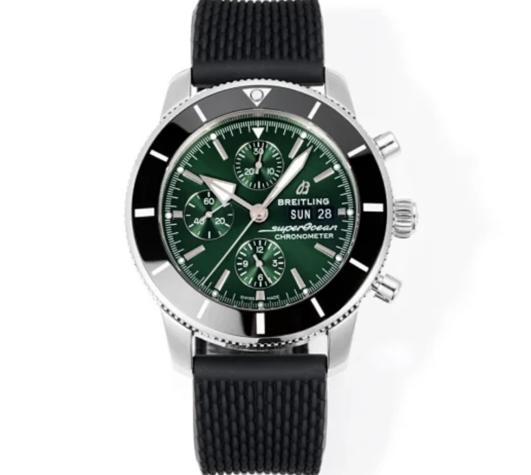 Breitling Super Ocean Culture Chronograph 46mm green plate BLSV2 version 7750 automatic movement high imitation