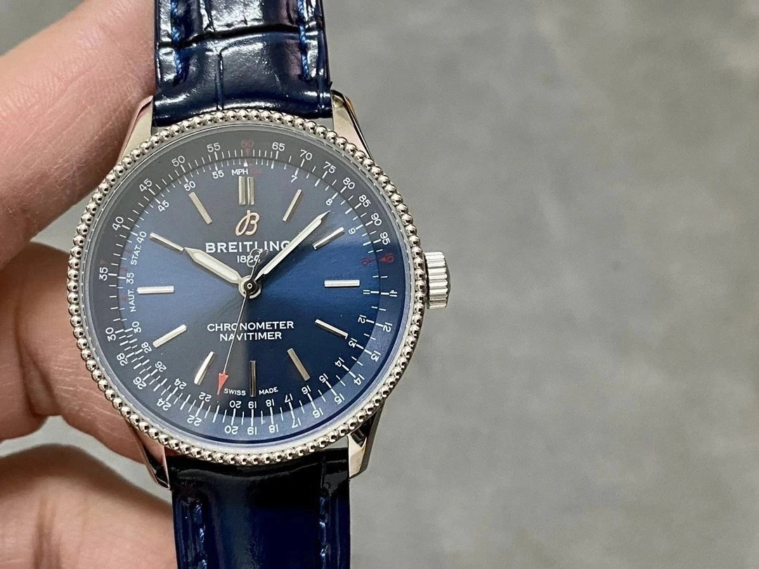 Breitling Navitimer 35mm blue dial BLS factory 1:1 super replica