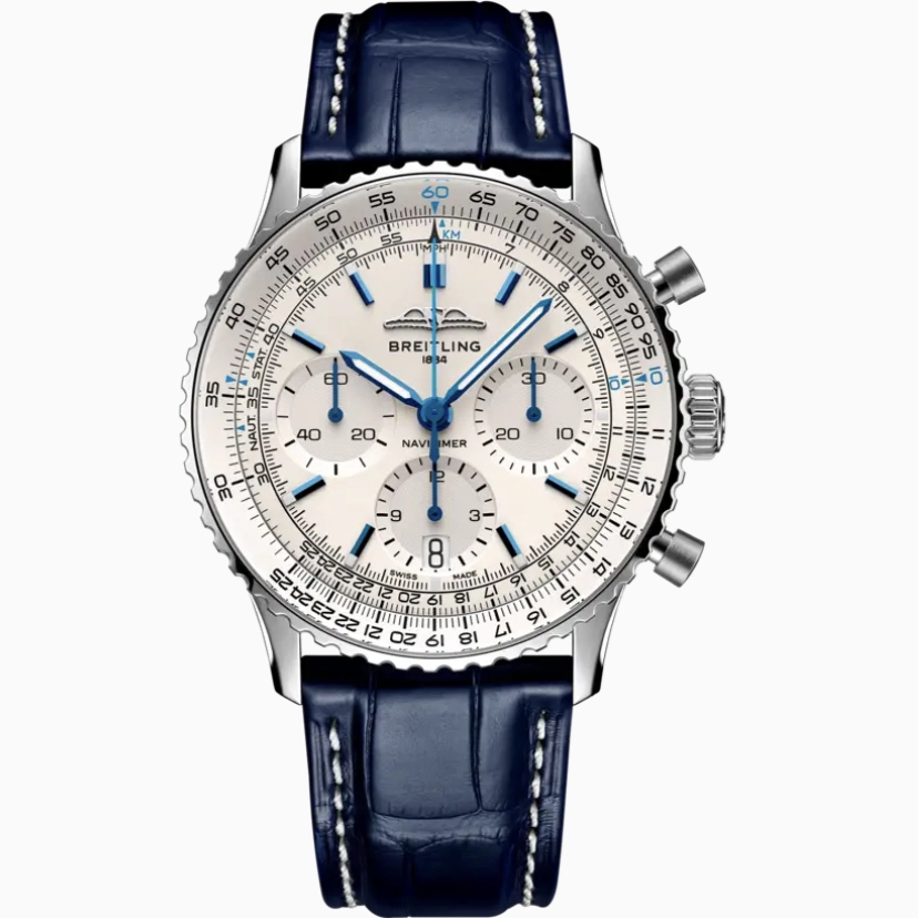 Breitling Navitimer 41mm blue surface blue belt Cal01 replica