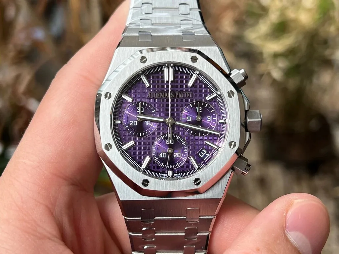 Audemars Piguet 26240BC Royal Oak 41mm Purple Face Chronograph Replica Watch