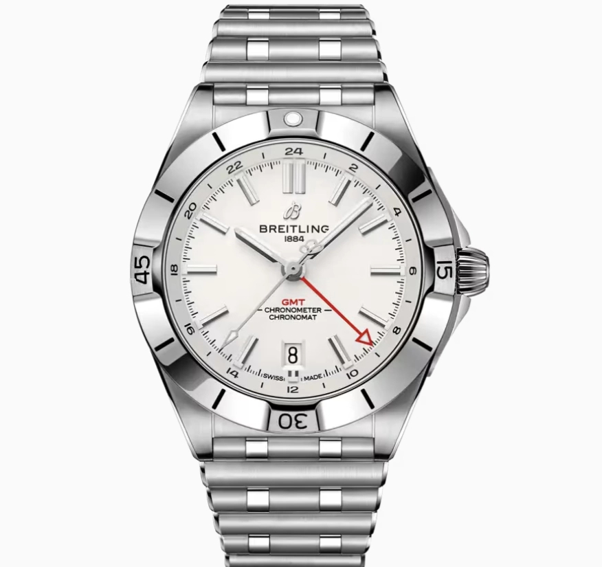 Breitling Mechanical Chronograph A32398101A1A1 GMT Dual Time Bullet Chain Super Replica Watch